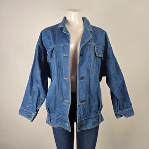 Jordache Vintage Long Denim Jacket Size M/L