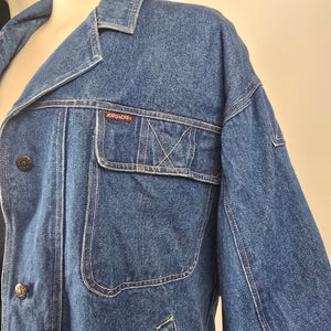Jordache Vintage Long Denim Jacket Size M/L
