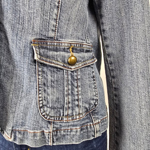 Vintage FYLO by NYC Denim Blazer Jacket Size M