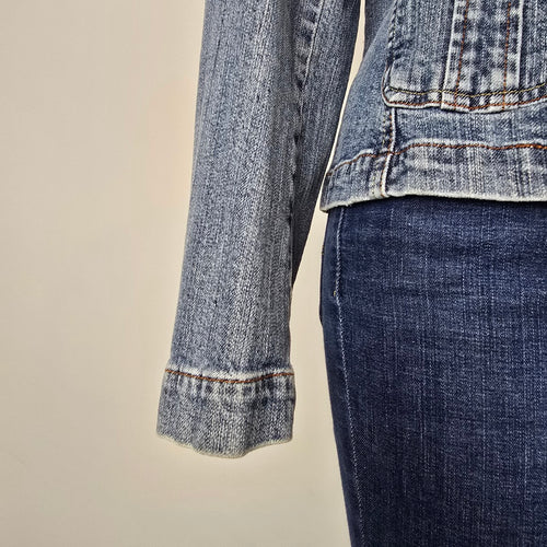 Vintage FYLO by NYC Denim Blazer Jacket Size M