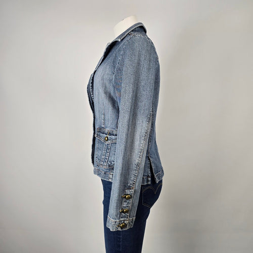 Vintage FYLO by NYC Denim Blazer Jacket Size M