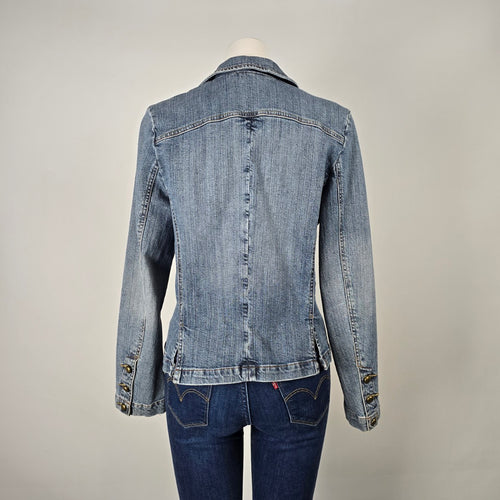 Vintage FYLO by NYC Denim Blazer Jacket Size M