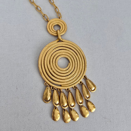 Stella & Dot Delilah Gold Statement Necklace