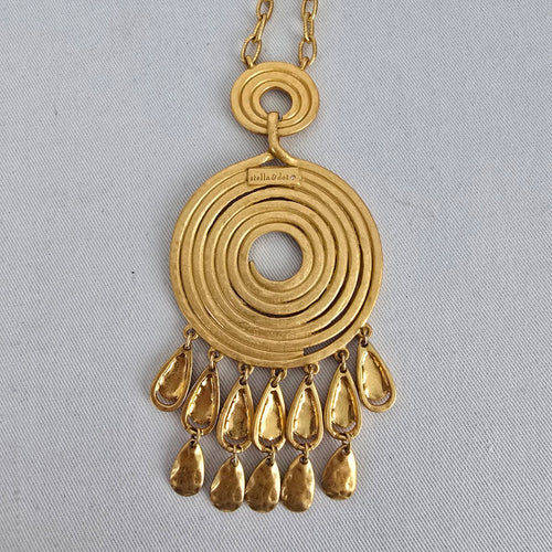 Stella & Dot Delilah Gold Statement Necklace