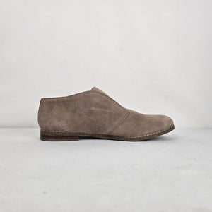 Franco Sarto Taupe Suede Ankle Booties Size 8.5