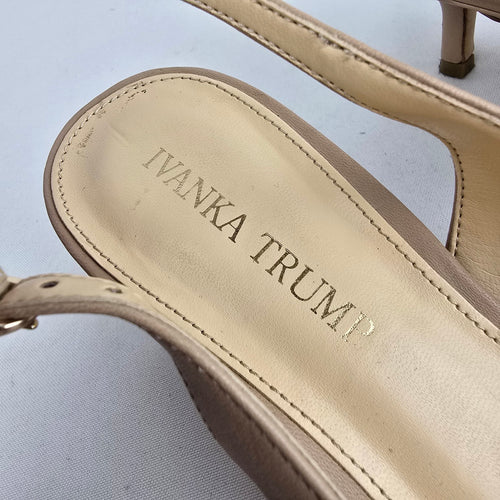 Ivanka Trump Pearl Slingback Kitten Heels Size 8.5