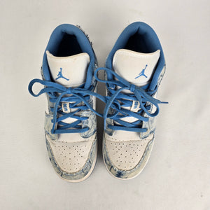 Air Jordan 1 Low GS Washed Denim Sneakers Size 6
