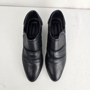 Oobash Black Leather Oxford Shoes Size 7