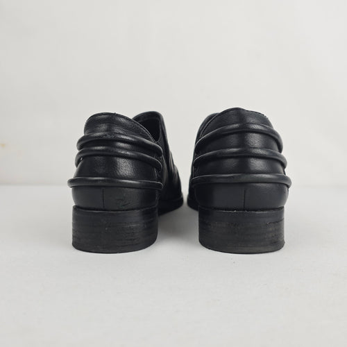 Oobash Black Leather Oxford Shoes Size 7