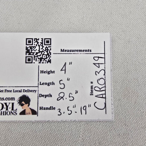 Off-White Mini Diagonal Binder Clip Bag White Black