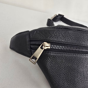 PURE Black Pebbled Belt Bag Waist Pack