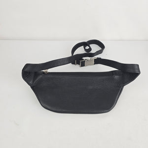 PURE Black Pebbled Belt Bag Waist Pack