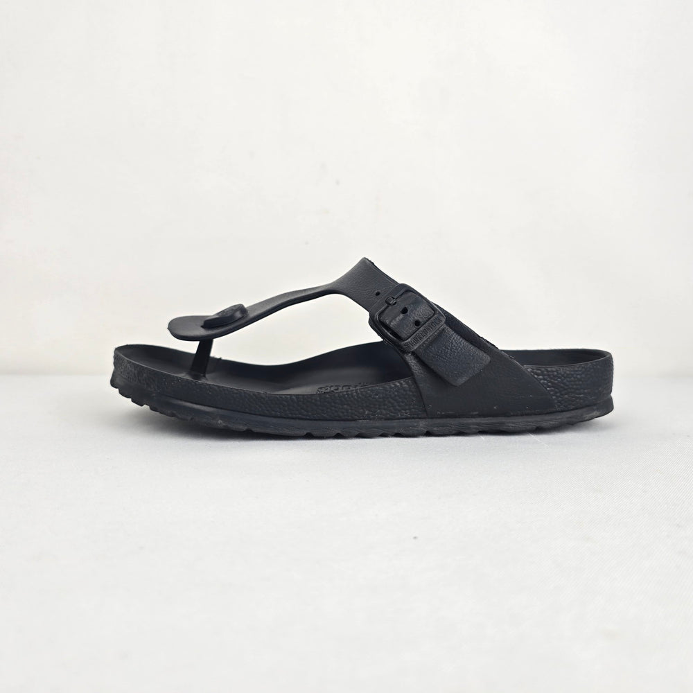 Birkenstock Gizeh EVA Black Thong Sandals Size 7