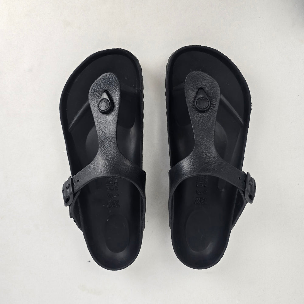 Birkenstock Gizeh EVA Black Thong Sandals Size 7