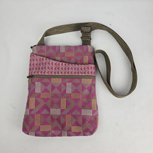 Maruca Handmade in Colorado Pink Geometric Crossbody Bag