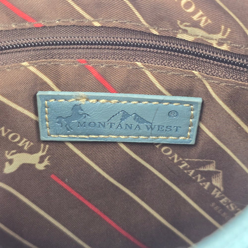Montana West Turquoise Western Wristlet Crossbody Bag