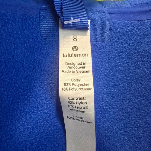 Lululemon Cross Chill Jacket Wild Bluebell Size 8