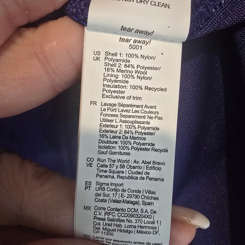 Brooks Run Happy Women’s Purple Running Jacket Size M