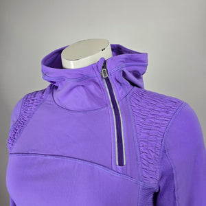 Lululemon Run For It Birds In Flight Pullover Hoodie Size 6 Purple