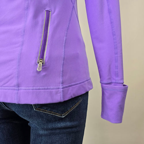 Lululemon Run For It Pullover Hoodie Size 6 Purple
