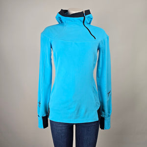 Lululemon Run For It Birds in Flight Pullover Hoodie Blue Size 8