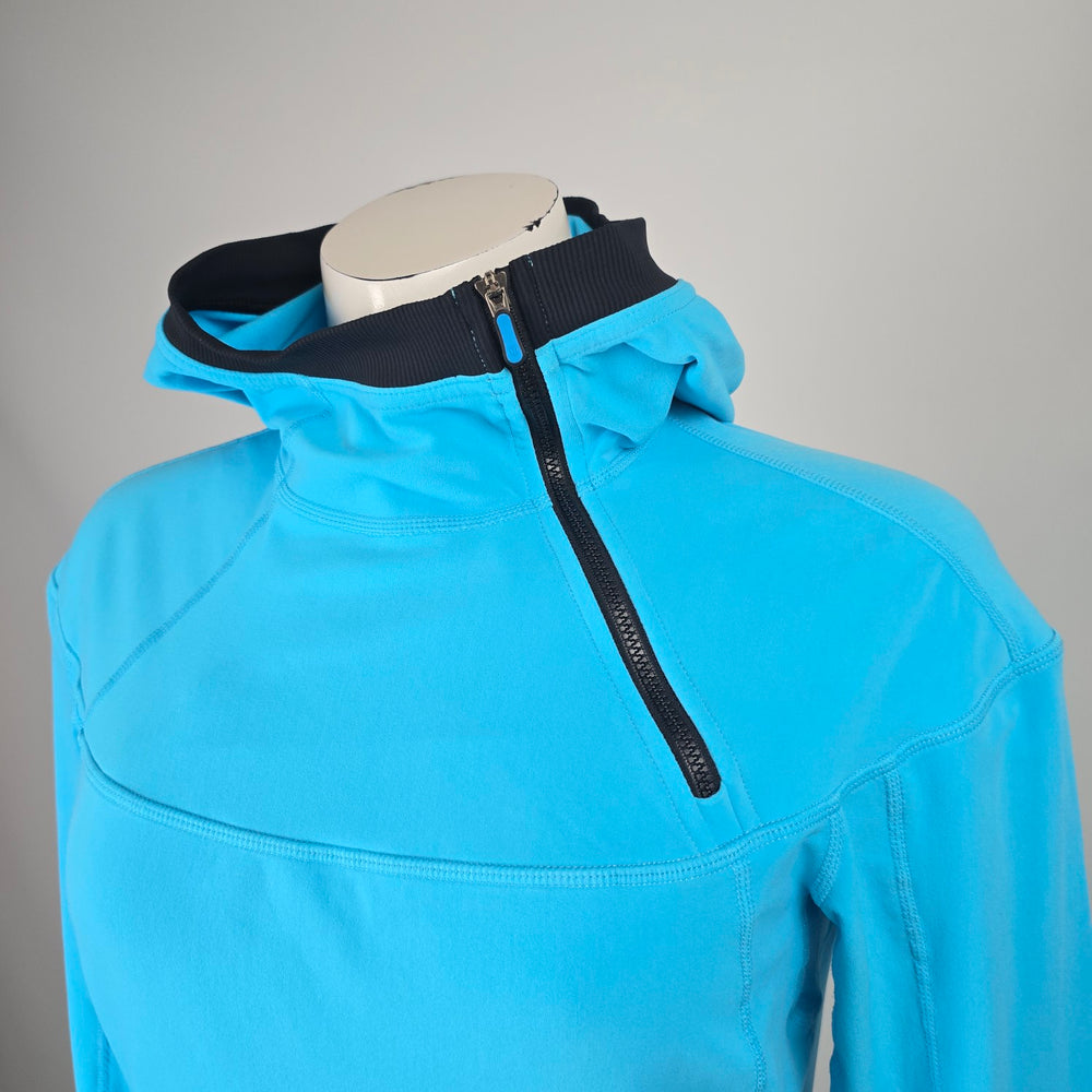 Lululemon Run For It Birds in Flight Pullover Hoodie Blue Size 8