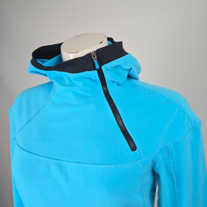 Lululemon Run For It Birds in Flight Pullover Hoodie Blue Size 8