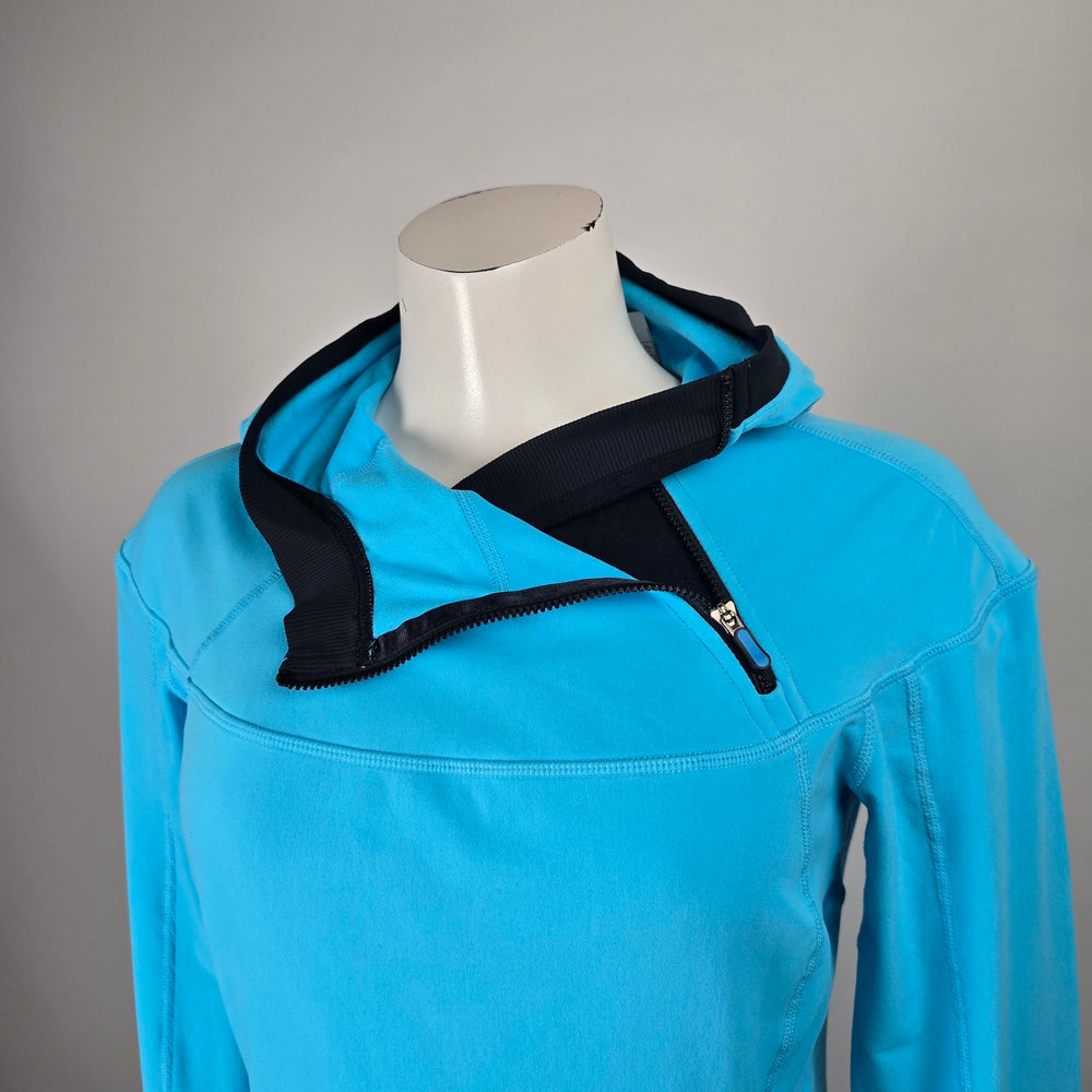 Lululemon Run For It Birds in Flight Pullover Hoodie Blue Size 8