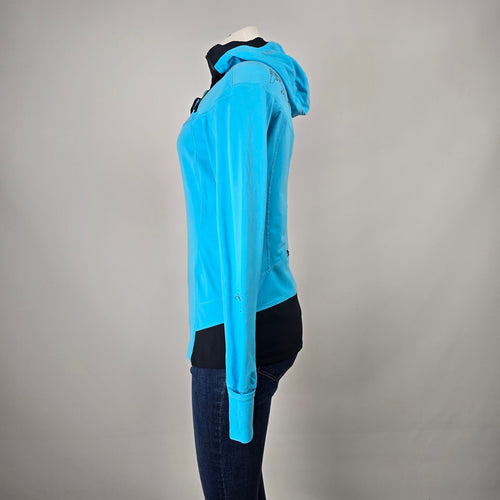 Lululemon Run For It Birds in Flight Pullover Hoodie Blue Size 8