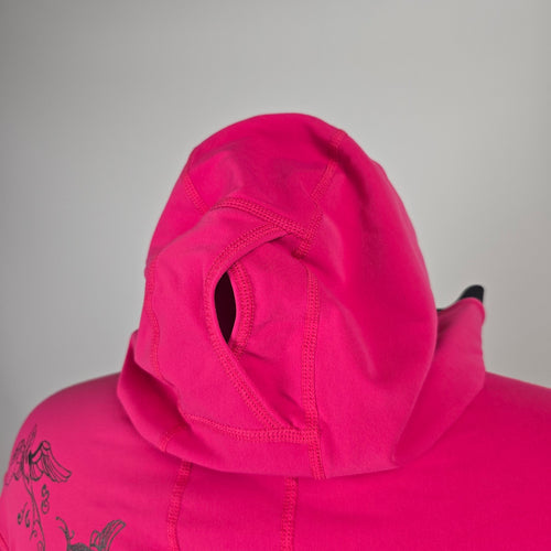 Lululemon Run For It Birds In Flight Pullover Hoodie Size 10 Pink