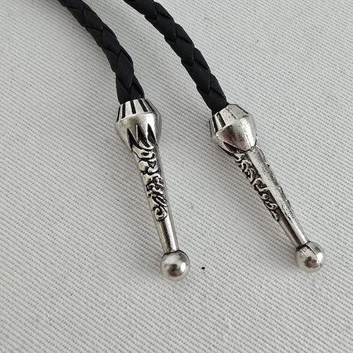 Vintage Western Style Bolo Tie with Tiger’s Eye Look Stone