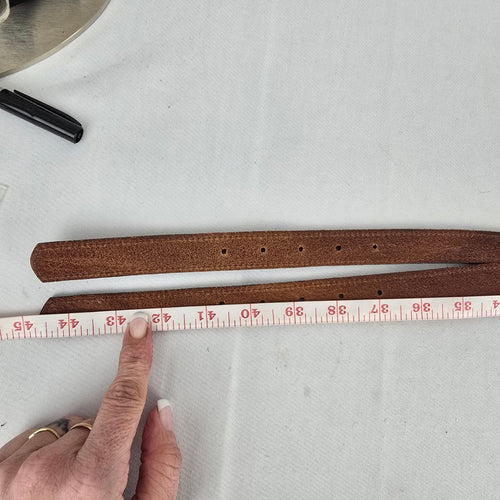 Brave Leather Brown Belt Size M/L Made in Canada