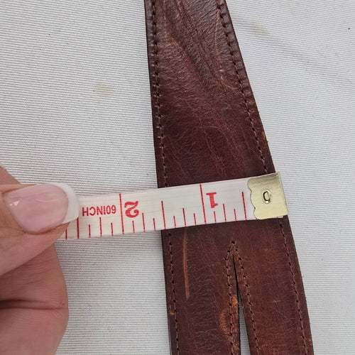 Brave Leather Brown Belt Size M/L Made in Canada