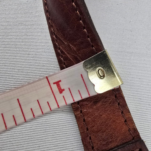Brave Leather Brown Belt Size M/L Made in Canada