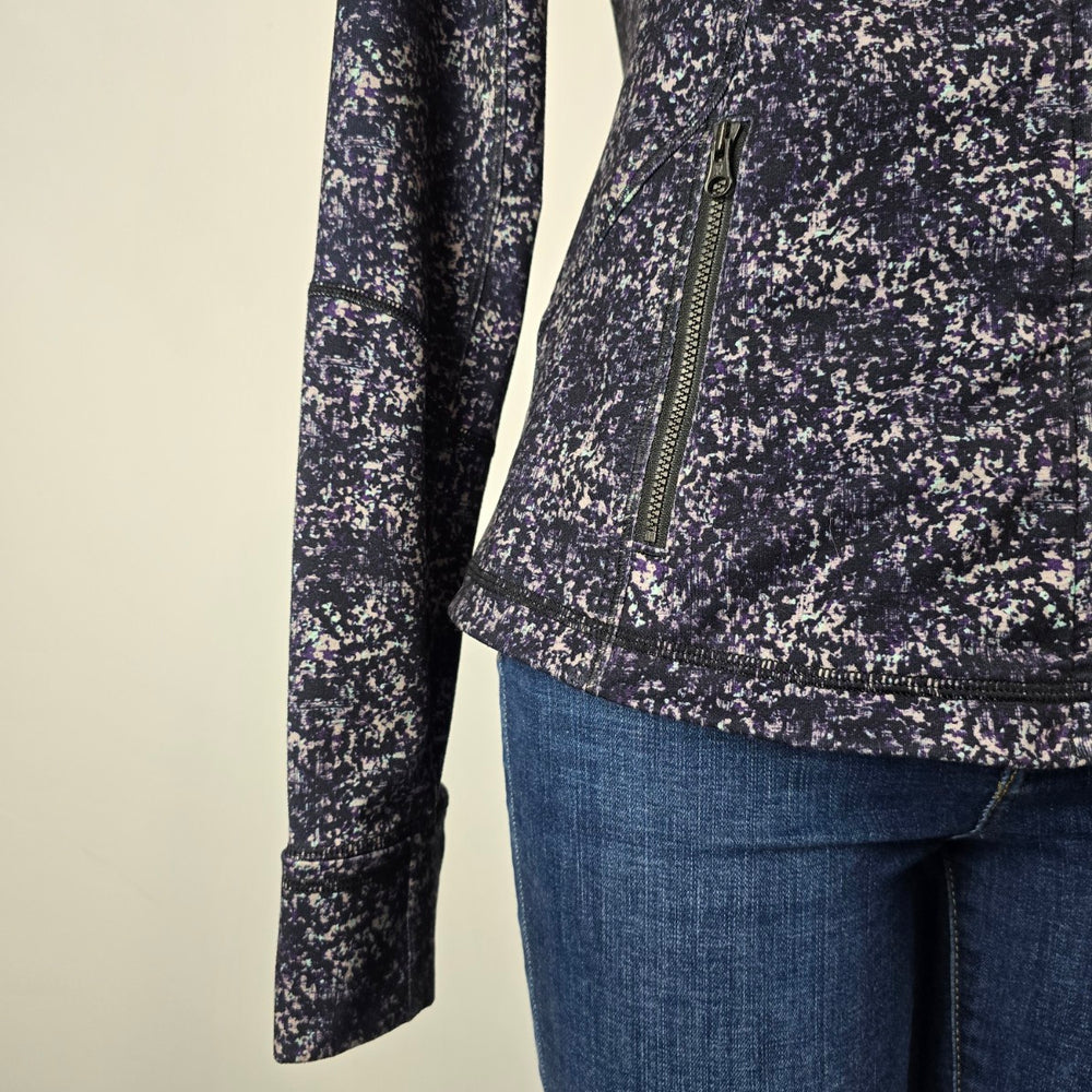 Lululemon Forme Jacket Cuffins Size 10 Rocky Road Sand Dune Toothpaste