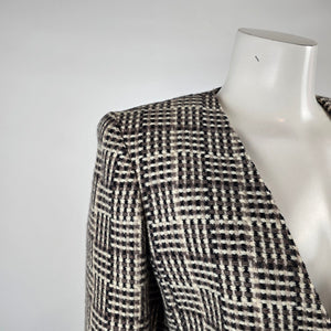 Vintage Sterling Stall Sport Petite Wool Plaid Blazer Size 8 – Made in Canada