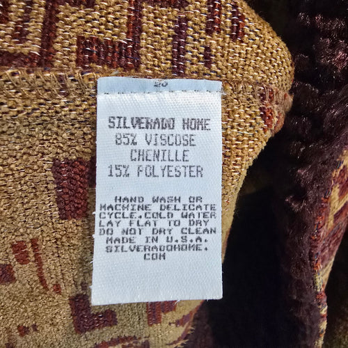 Vintage Silverado Southwestern Tapestry Jacket Size M – Faux Fur Trim