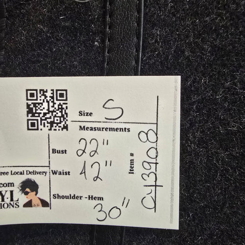 Banana Republic Black Wool Blend Hooded Cape Coat Size S