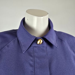 Vintage Tan Jay Purple Bomber Jacket Size M/L – Made in Canada Lightweight Jacket