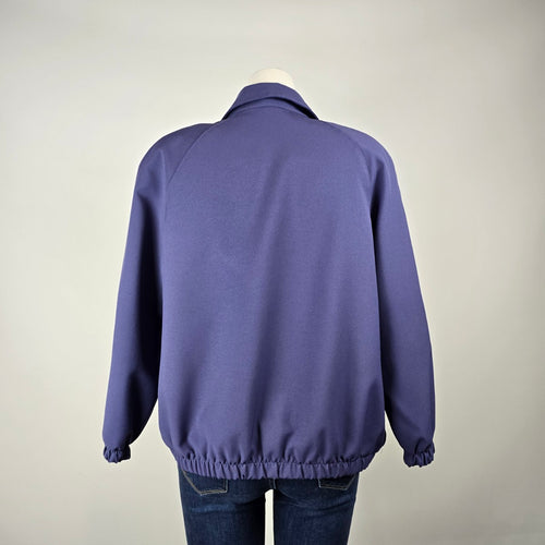 Vintage Tan Jay Purple Bomber Jacket Size M/L – Made in Canada Lightweight Jacket