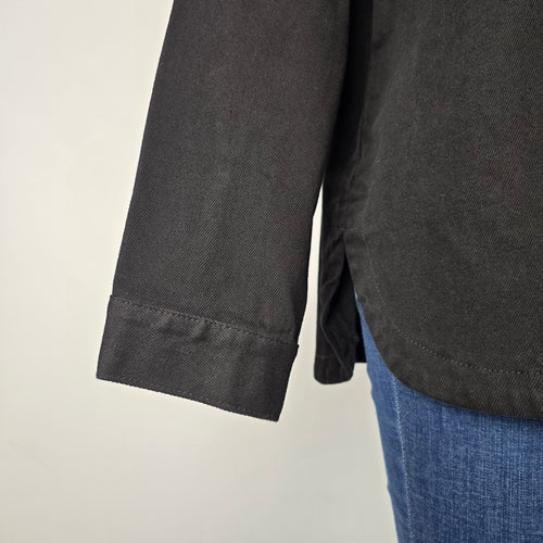 Hudson Los Angeles Black Denim Shirt Jacket Size L