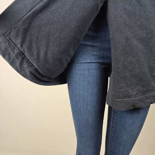Lululemon Grey Wrap Cardigan Jacket Size 6 – Soft Open Front Layer