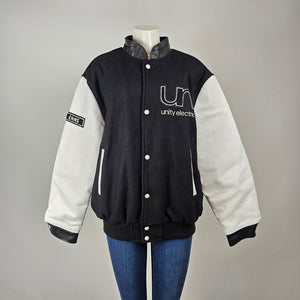 Vintage Canada Sportswear Varsity Jacket Made in Canada – Unity Electric Wool Leather Size L