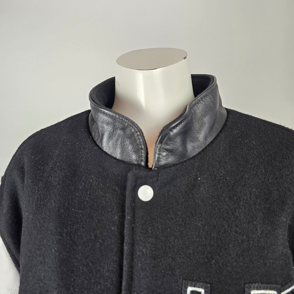 Vintage Canada Sportswear Varsity Jacket Made in Canada – Unity Electric Wool Leather Size L