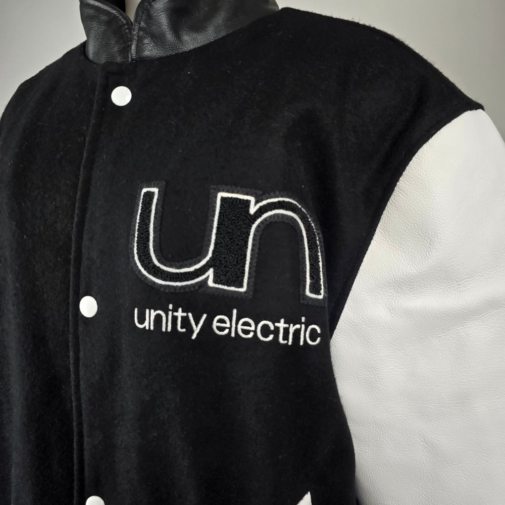 Vintage Canada Sportswear Varsity Jacket Made in Canada – Unity Electric Wool Leather Size L