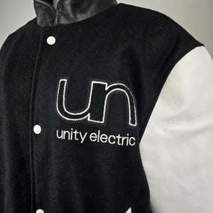 Vintage Canada Sportswear Varsity Jacket Made in Canada – Unity Electric Wool Leather Size L