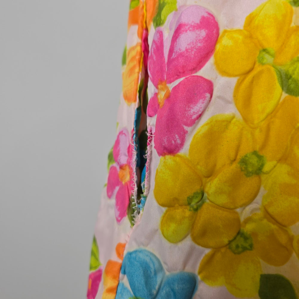 Vintage Styled by Mr. Robert Floral House Dress / Caftan Size L/XL