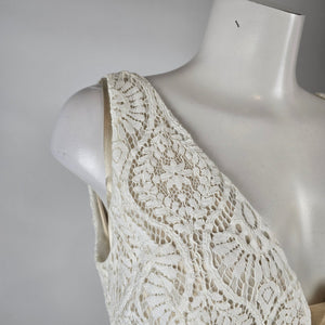 Le Papillon by Modeca "Bluebell" Boho Lace Wedding Dress Gown Size 14