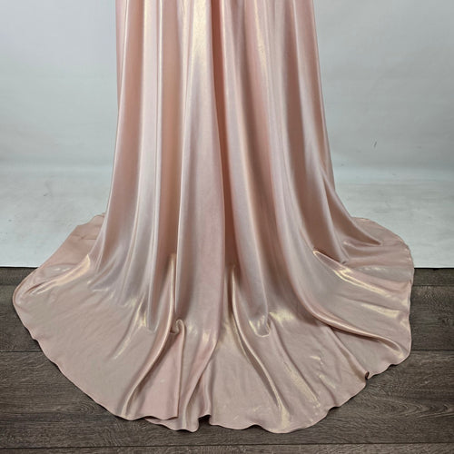 Morilee Madeline Gardner Blush Beaded Formal Gown Size 10