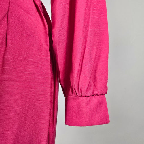 Vintage Pour Vous Harold Axler Fuchsia Belted Dress